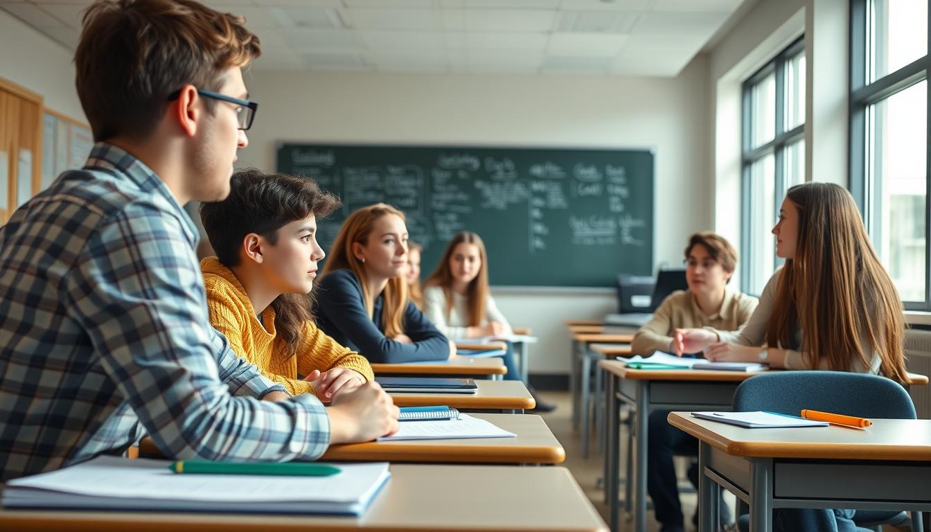 Students collaborating in study space